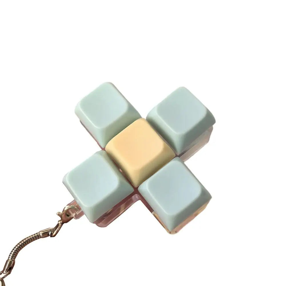 Pastel Cube Fidget Keychain